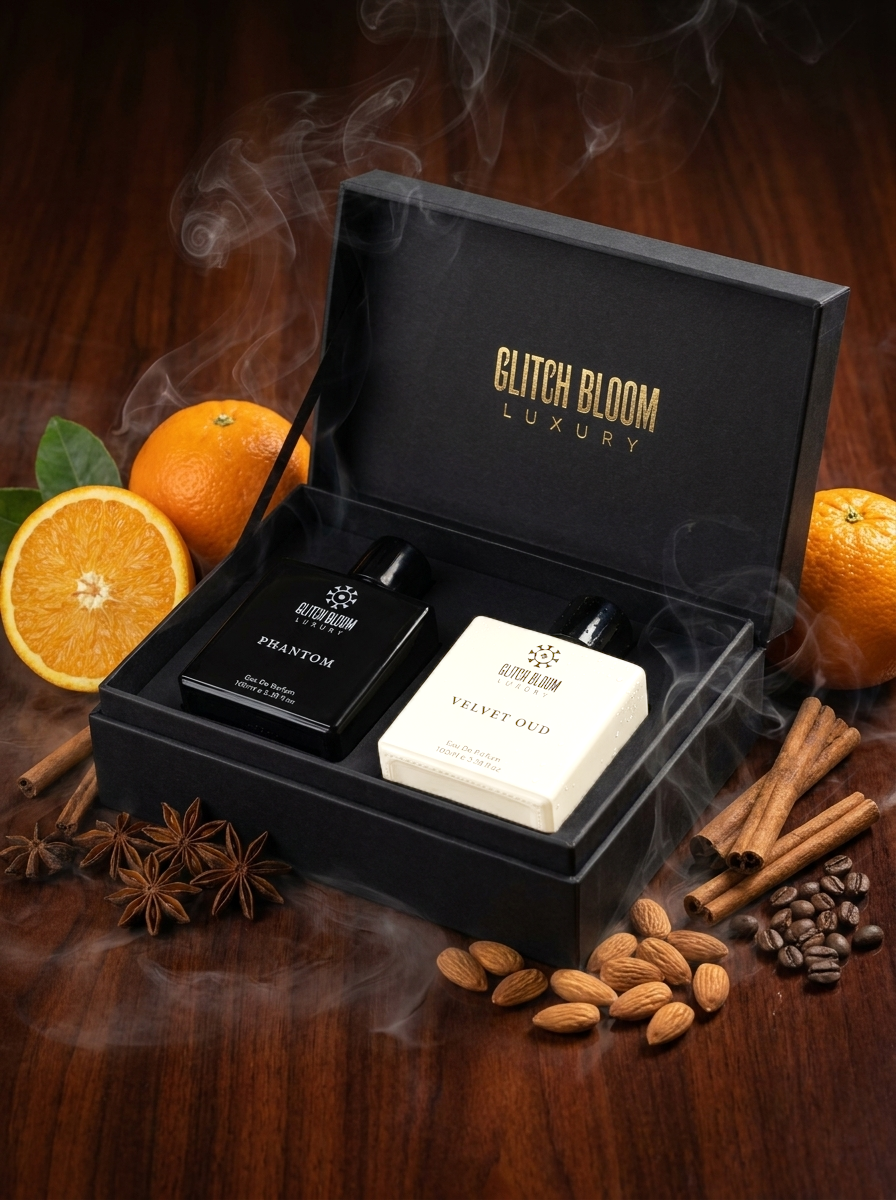 Phantom & Velvet Oud Duo Gift Set - Glitch Bloom | Eau De Parfum 100ml Each