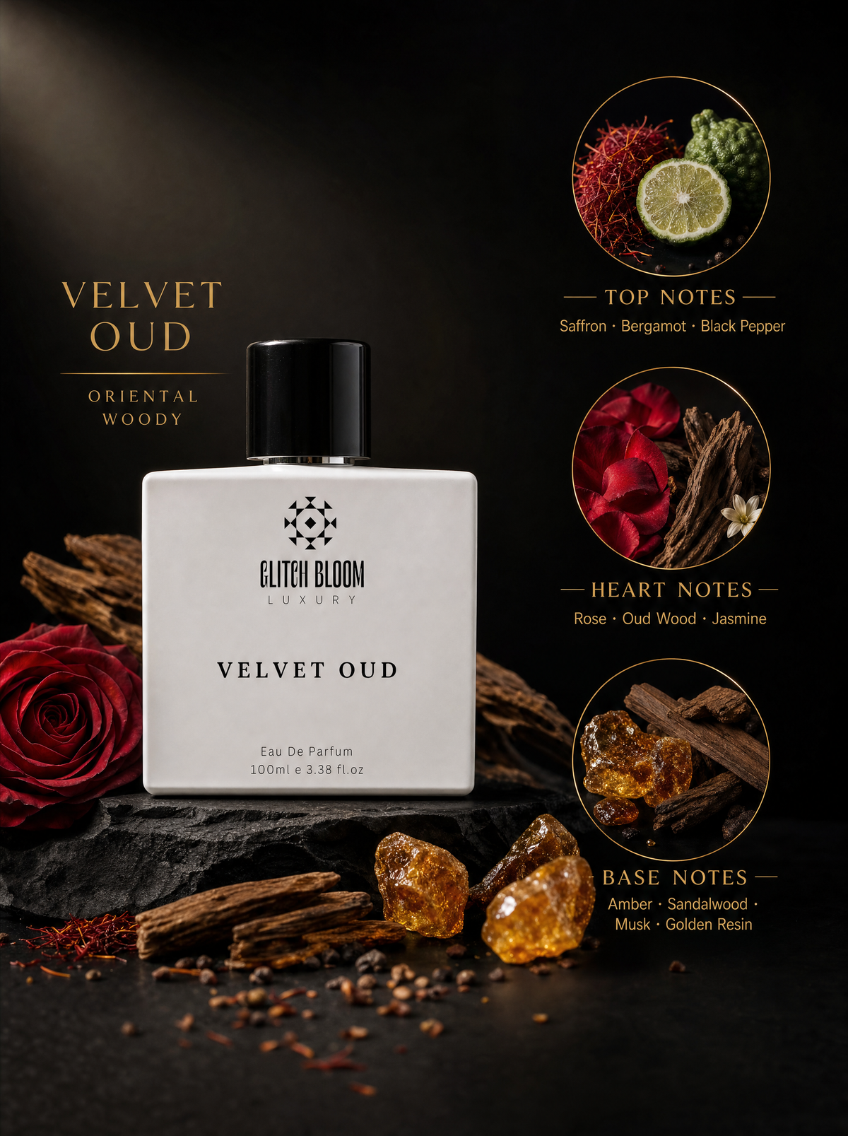 Velvet Oud - Glitch Bloom | Eau De Parfum 100ml