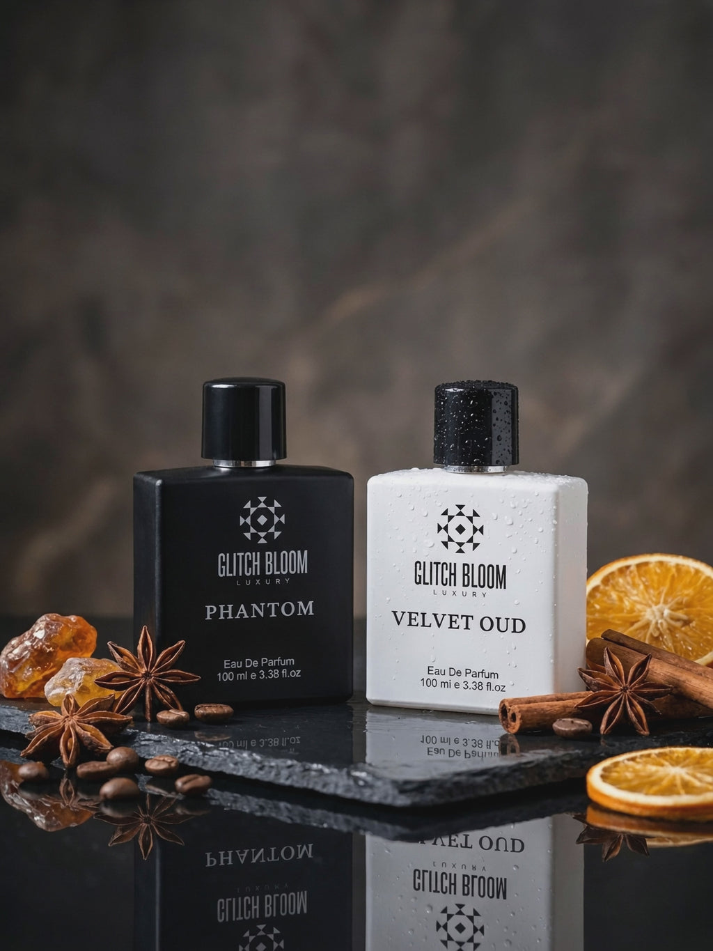 Phantom & Velvet Oud Duo Gift Set - Glitch Bloom | Eau De Parfum 100ml Each